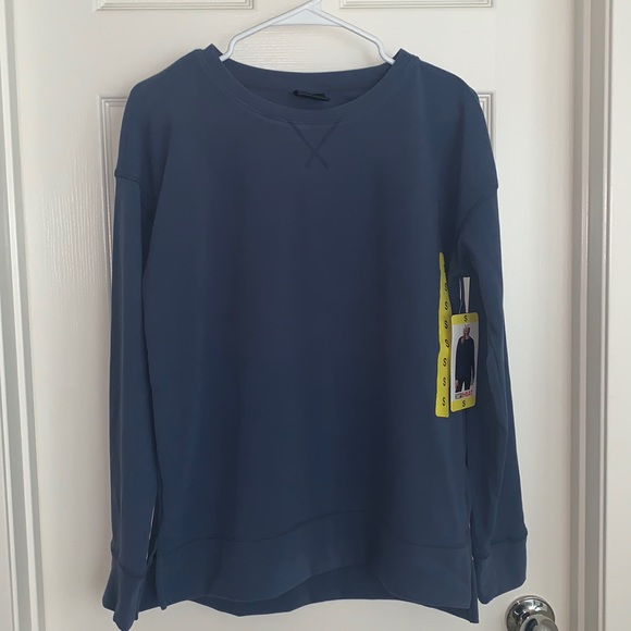 NWT! 32 Degrees Women's Fleece Crewneck Pullover Sweatshirt, color- Indigo - Picture 1 of 8